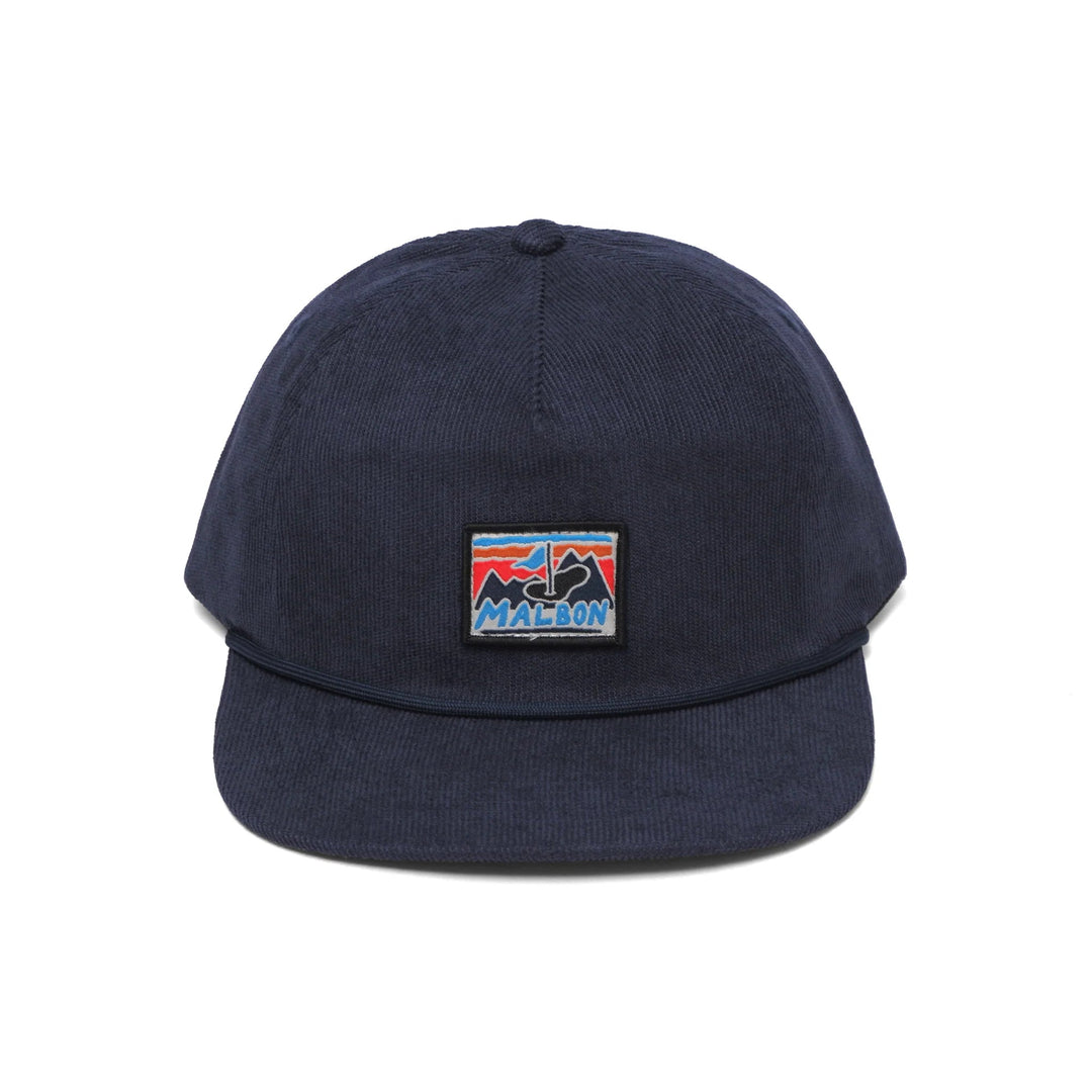 Malbon - Navy Glacier Corduroy Rope Hat - Kalifornia Jean Bar