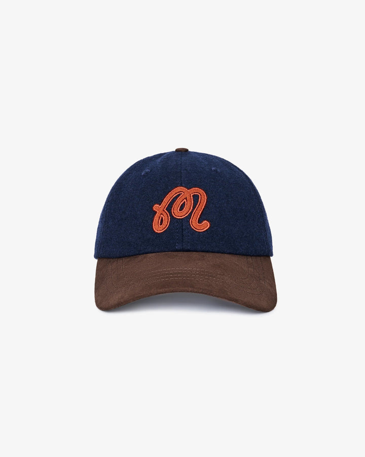 Malbon - Navy M Script Dad Hat - Kalifornia Jean Bar