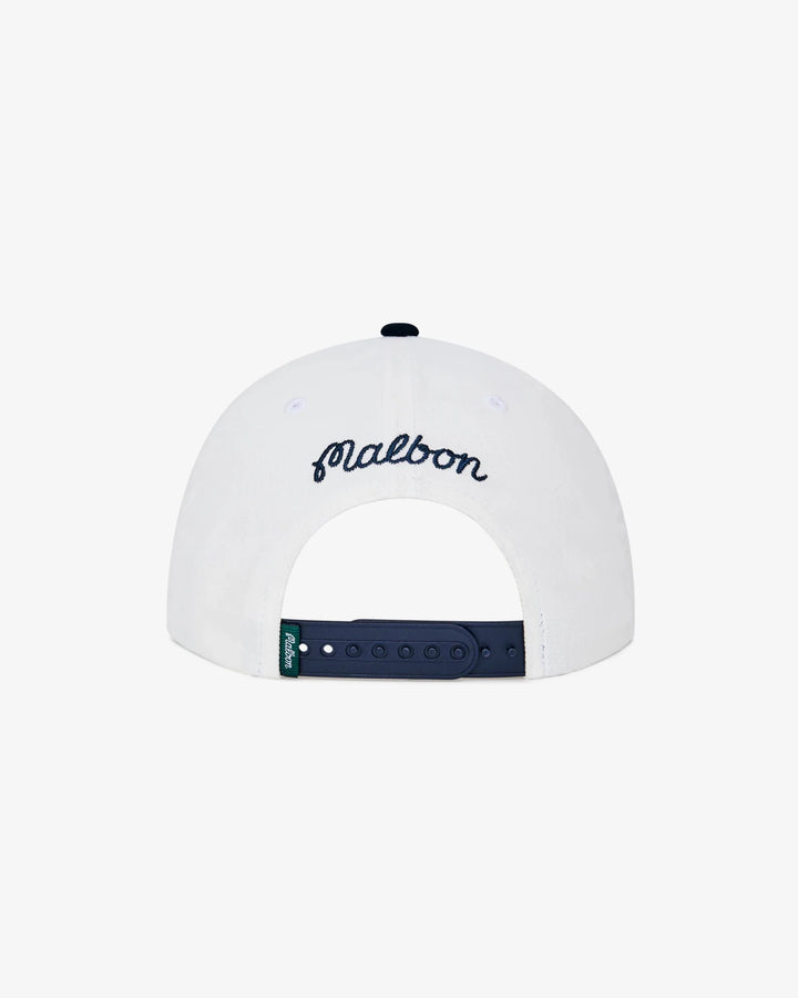Malbon - Palerma Snapback in White - Kalifornia Jean Bar