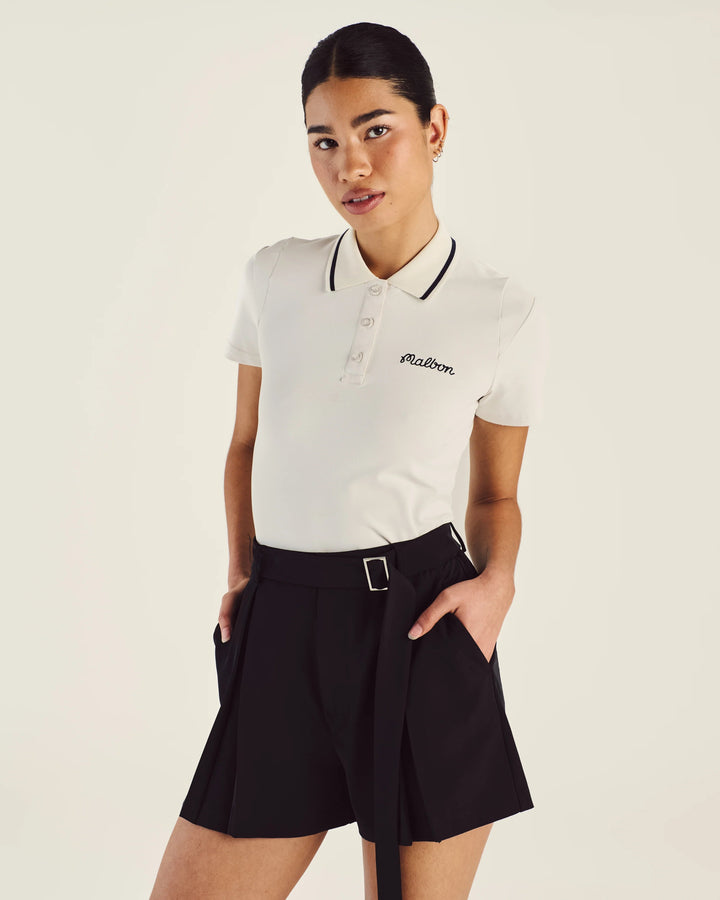 Malbon - Paloma Women's Polo White - Kalifornia Jean Bar