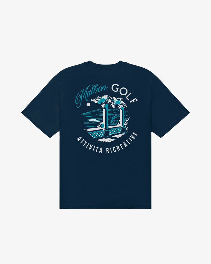 Malbon - Recreation Tee in Navy - Kalifornia Jean Bar