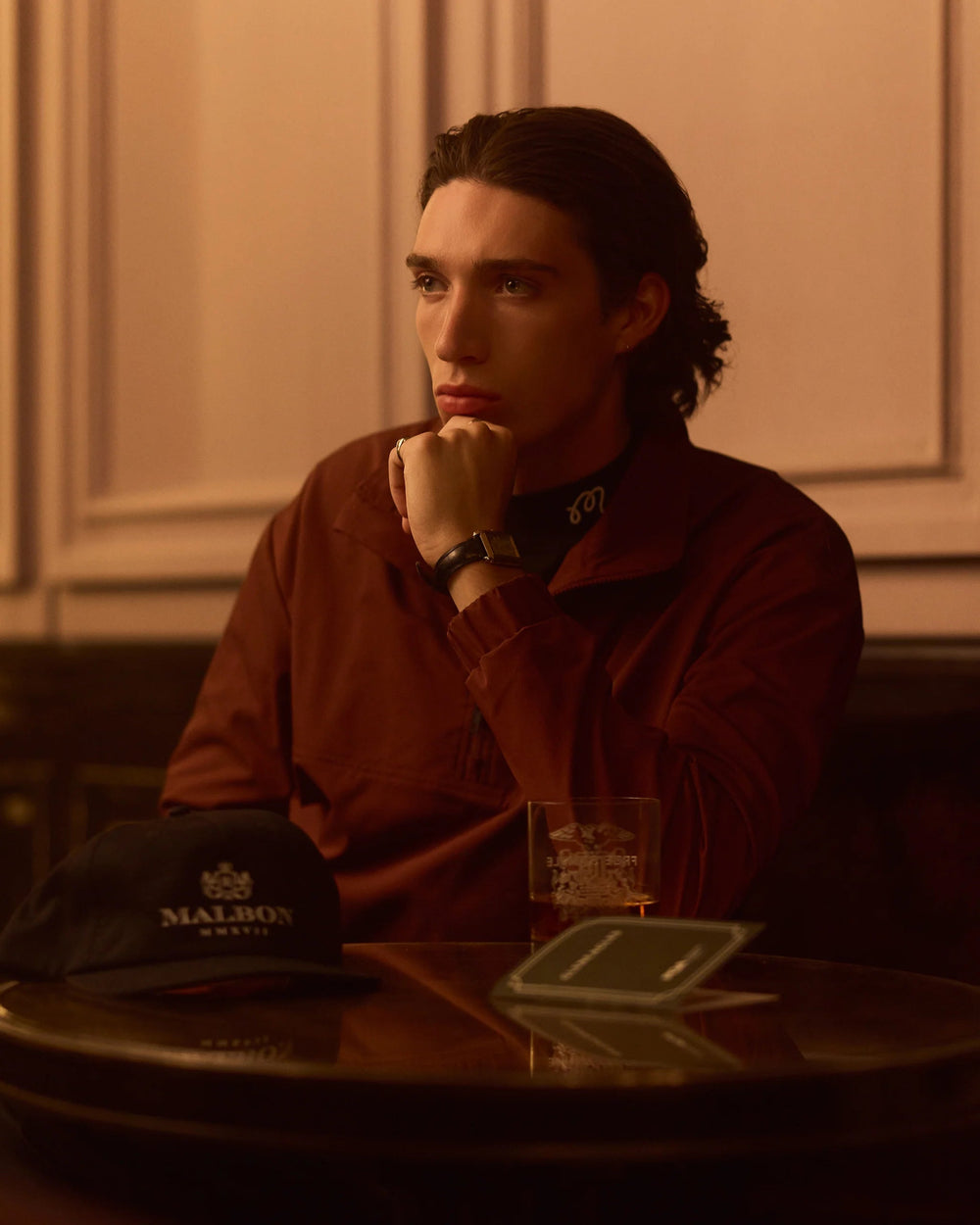 Malbon - Red Mahogany Noah Pullover - Kalifornia Jean Bar