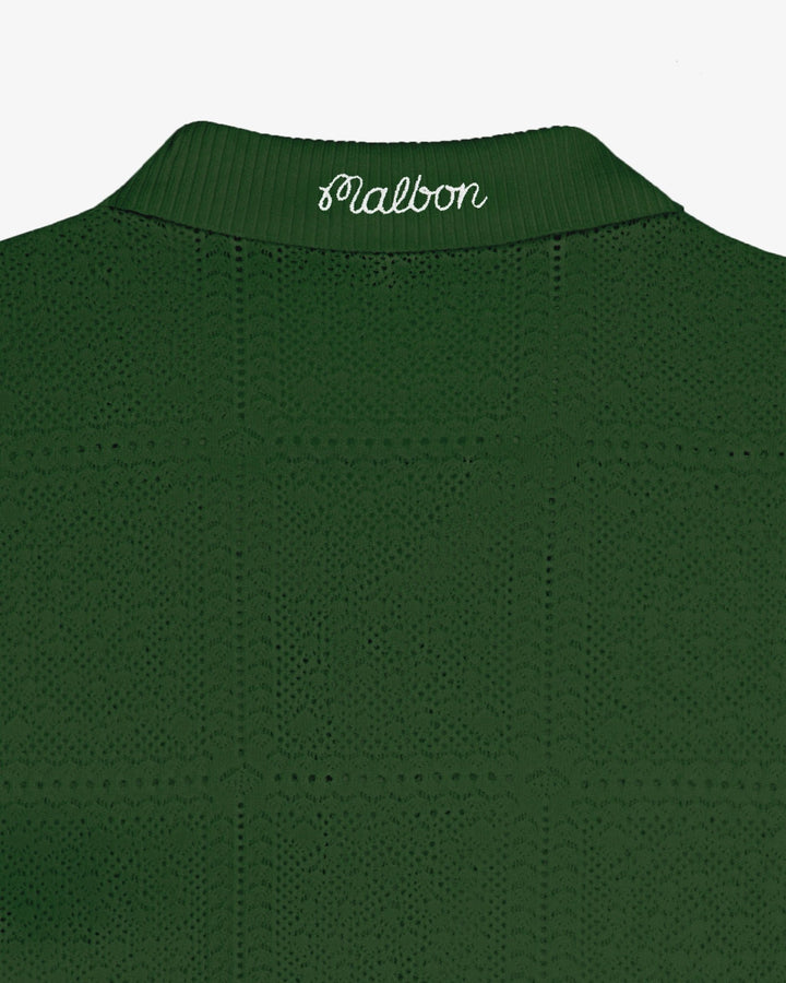 Malbon - Resort Crochet Cardigan Garden Green - Kalifornia Jean Bar