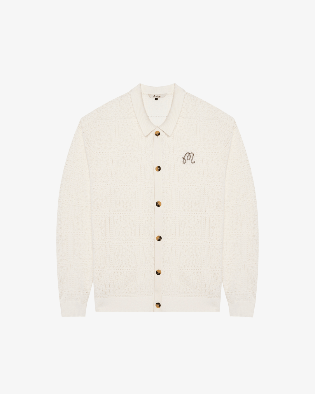 Malbon - Resort Crochet Cardigan Whisper White - Kalifornia Jean Bar