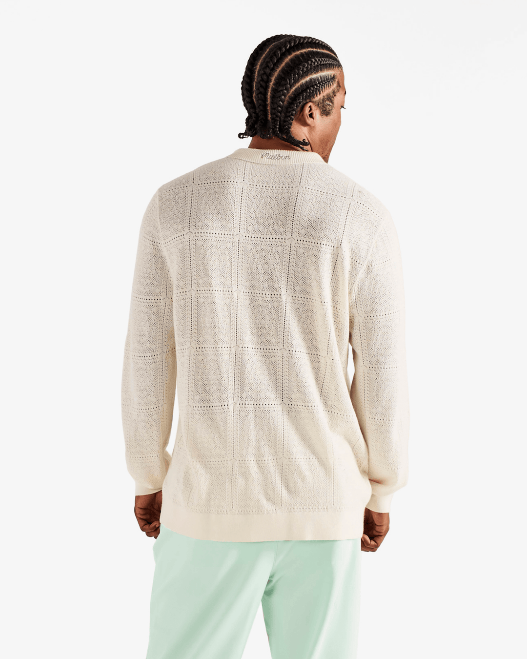 Malbon - Resort Crochet Cardigan Whisper White - Kalifornia Jean Bar