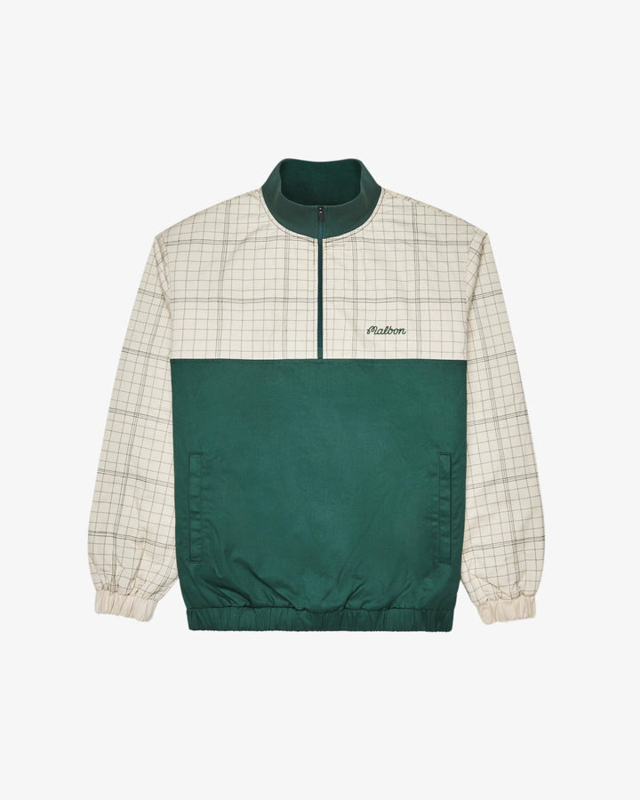 Malbon - Spruce Quarter Zip Hunter Green/Ivory - Kalifornia Jean Bar