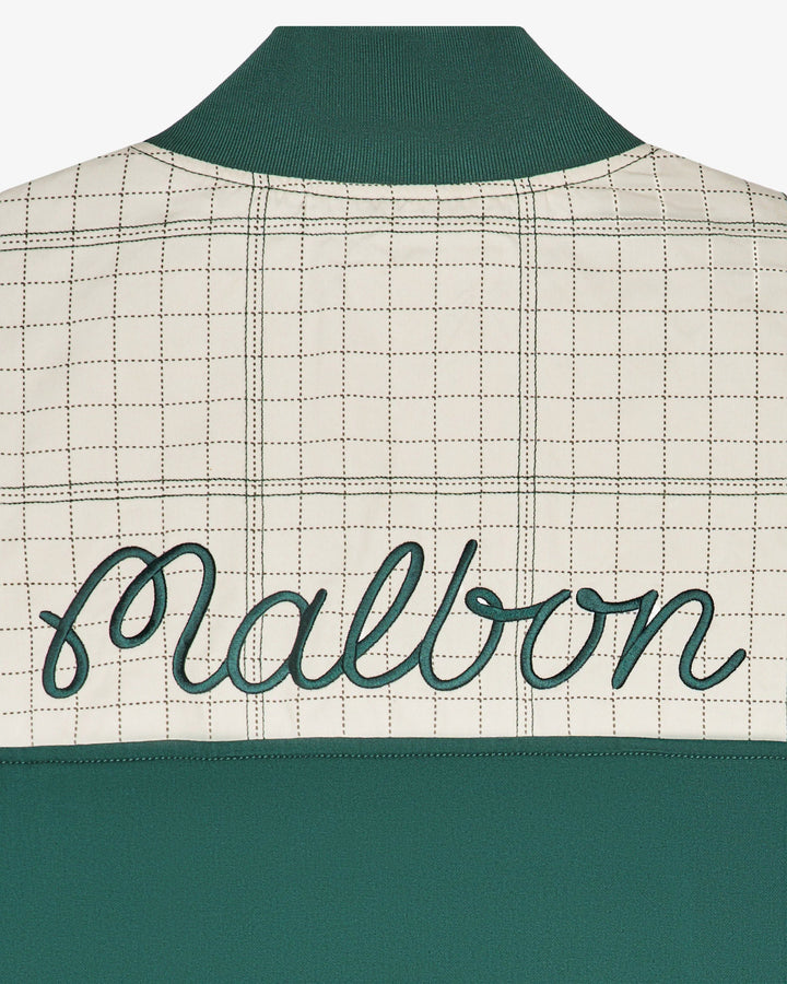 Malbon - Spruce Quarter Zip Hunter Green/Ivory - Kalifornia Jean Bar