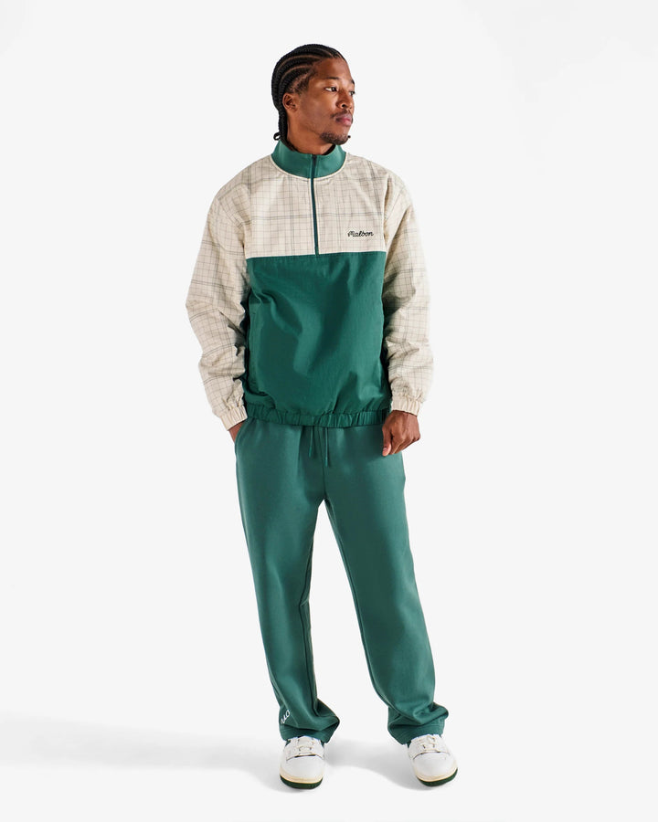 Malbon - Spruce Quarter Zip Hunter Green/Ivory - Kalifornia Jean Bar