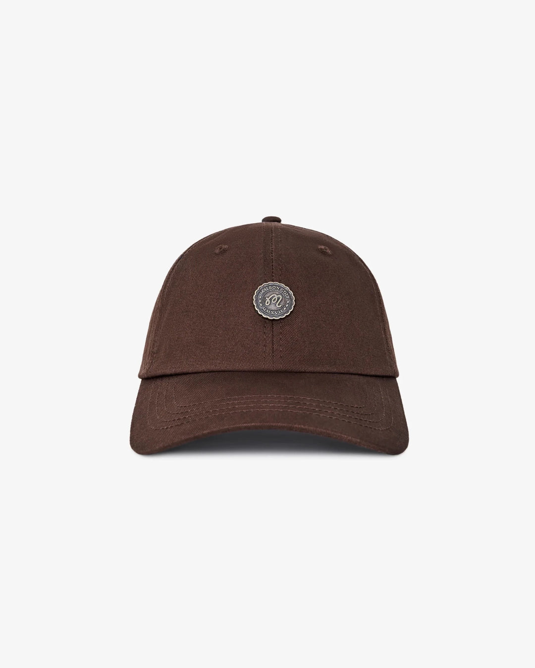 Malbon - Stamp Dad Hat in Brown - Kalifornia Jean Bar