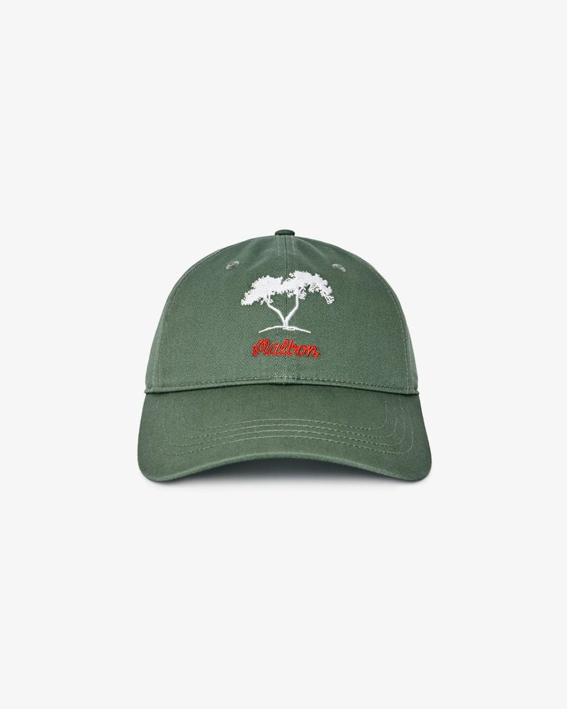 Malbon - Torrey Pines Dad Hat in Moss - Kalifornia Jean Bar