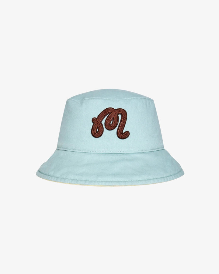 Malbon - Velasco Reversible Bucket Hat Wax Yellow/Surf Spray - Kalifornia Jean Bar