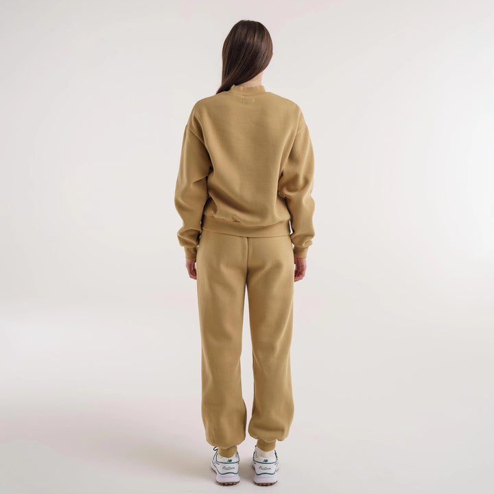 Malbon Women - Martina Sweatpant in Camel - Kalifornia Jean Bar