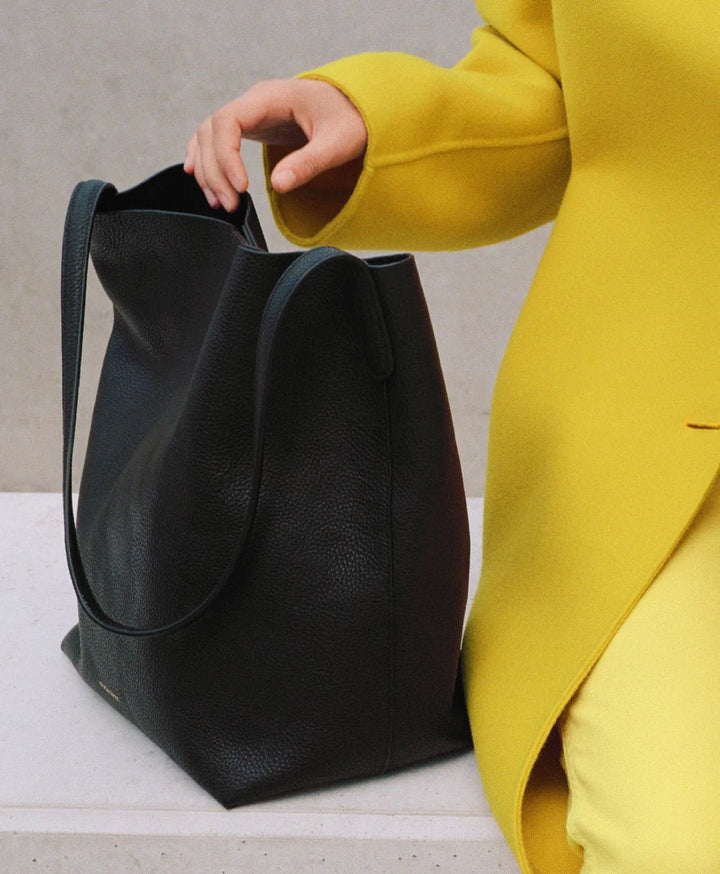 Mansur Gavriel - Everyday Cabas Black Bag - Kalifornia Jean Bar