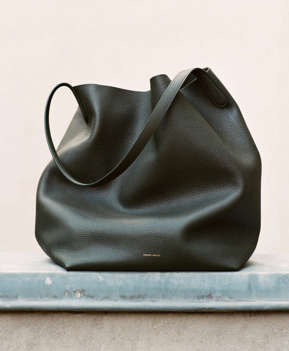 Mansur Gavriel - Everyday Cabas Black Bag - Kalifornia Jean Bar