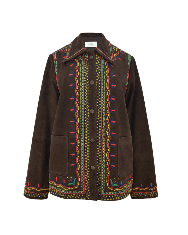 Monoki - Brown Volga Jacket - Kalifornia Jean Bar