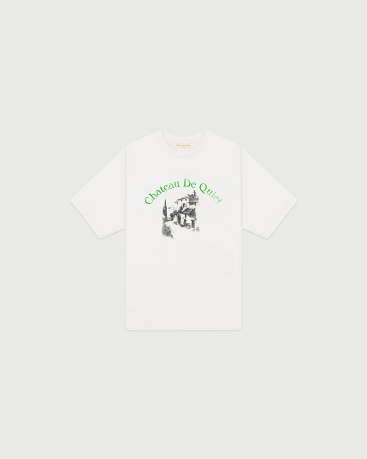 MoPQ - Chateau T-Shirt in White - Kalifornia Jean Bar