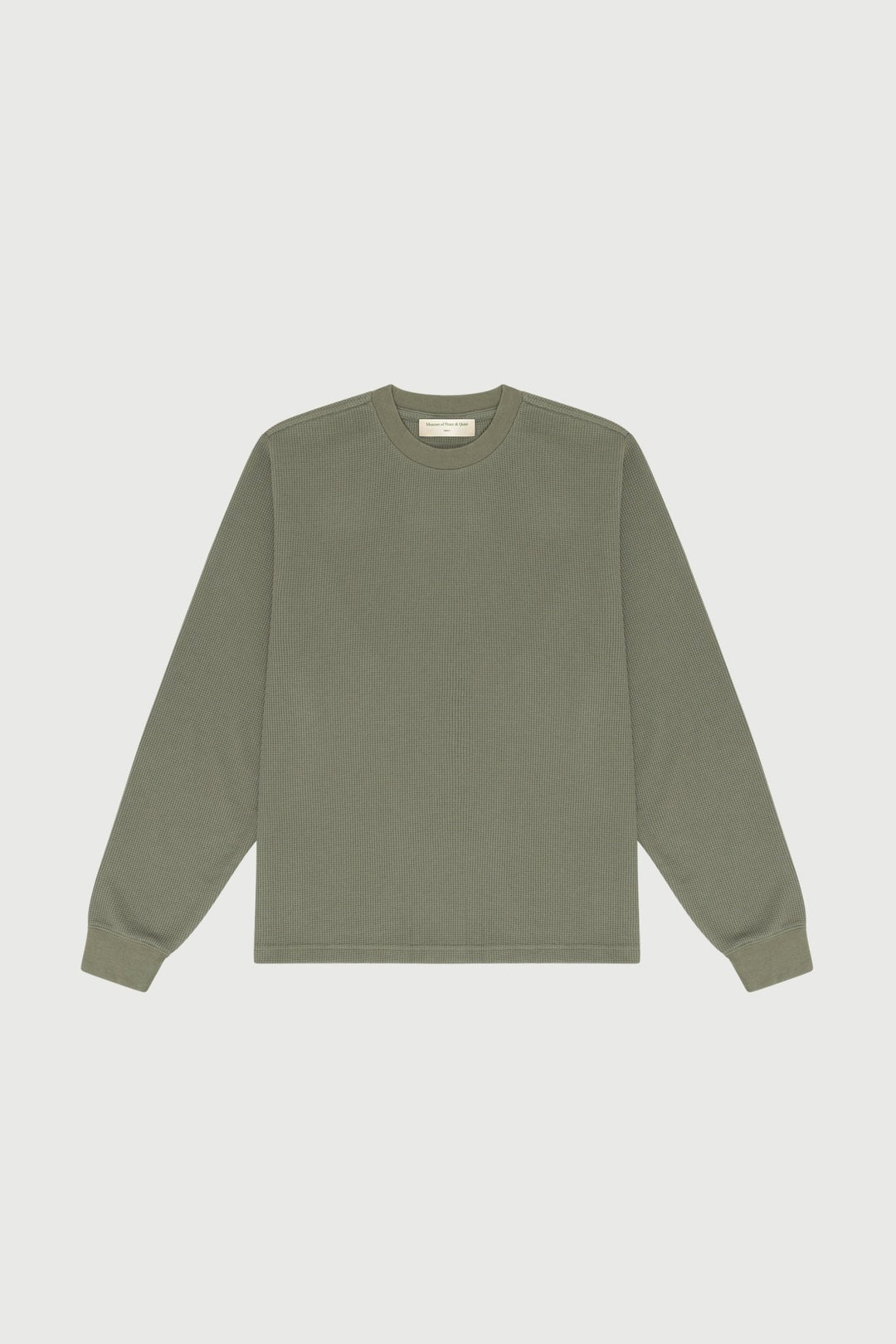 MoPQ - Olive Surplus Long Sleeve Waffle Thermal - Kalifornia Jean Bar