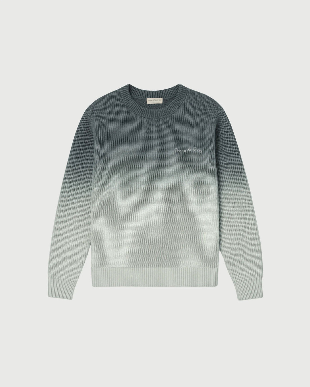MoPQ - Slate Gradient Wordmark Knit Sweater - Kalifornia Jean Bar