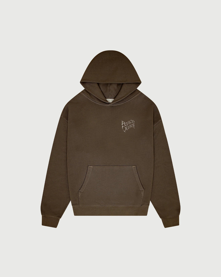MoPQ - Warped Hoodie in Coffee - Kalifornia Jean Bar