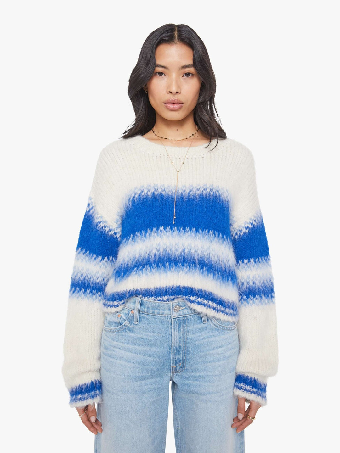 Mother - Croc Jumper in Blurred Lines - Kalifornia Jean Bar
