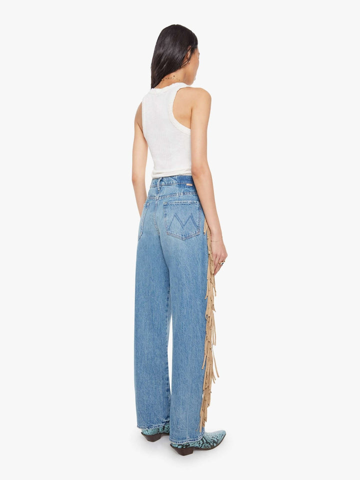 Mother - Fringe Half - Pipe Button Sneak in Folkstar - Kalifornia Jean Bar