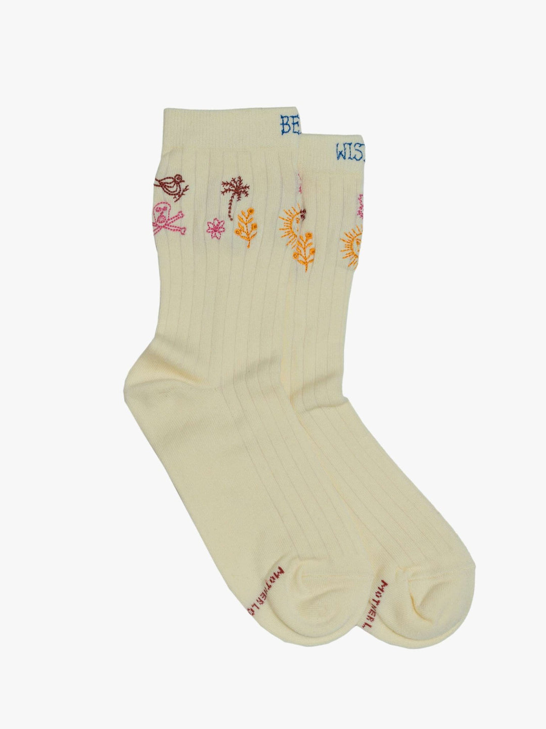 Mother - Half Step Sock in Best Wishes - Kalifornia Jean Bar