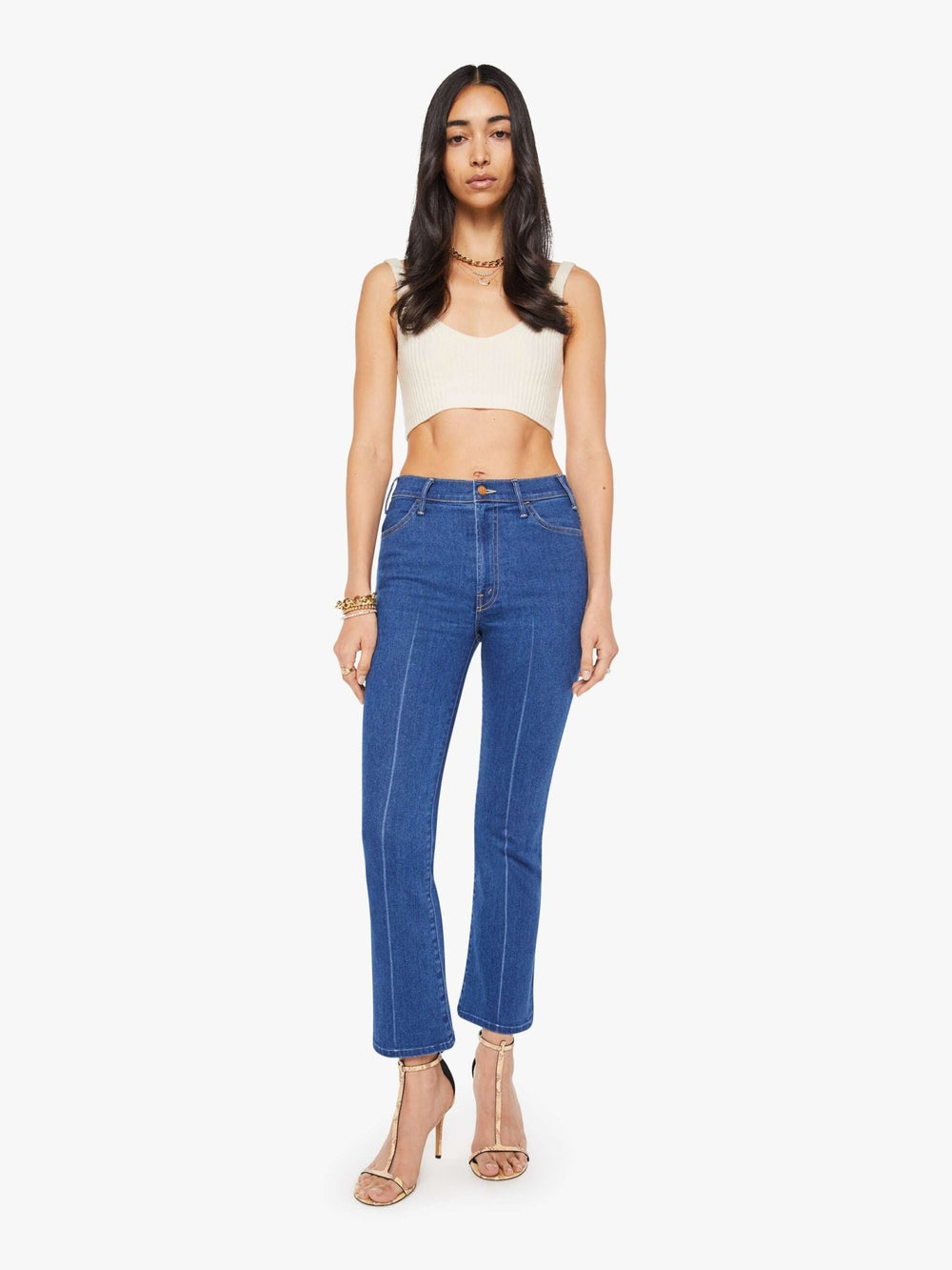 Mother - Hustler Ankle Jean in Side Gig - Kalifornia Jean Bar