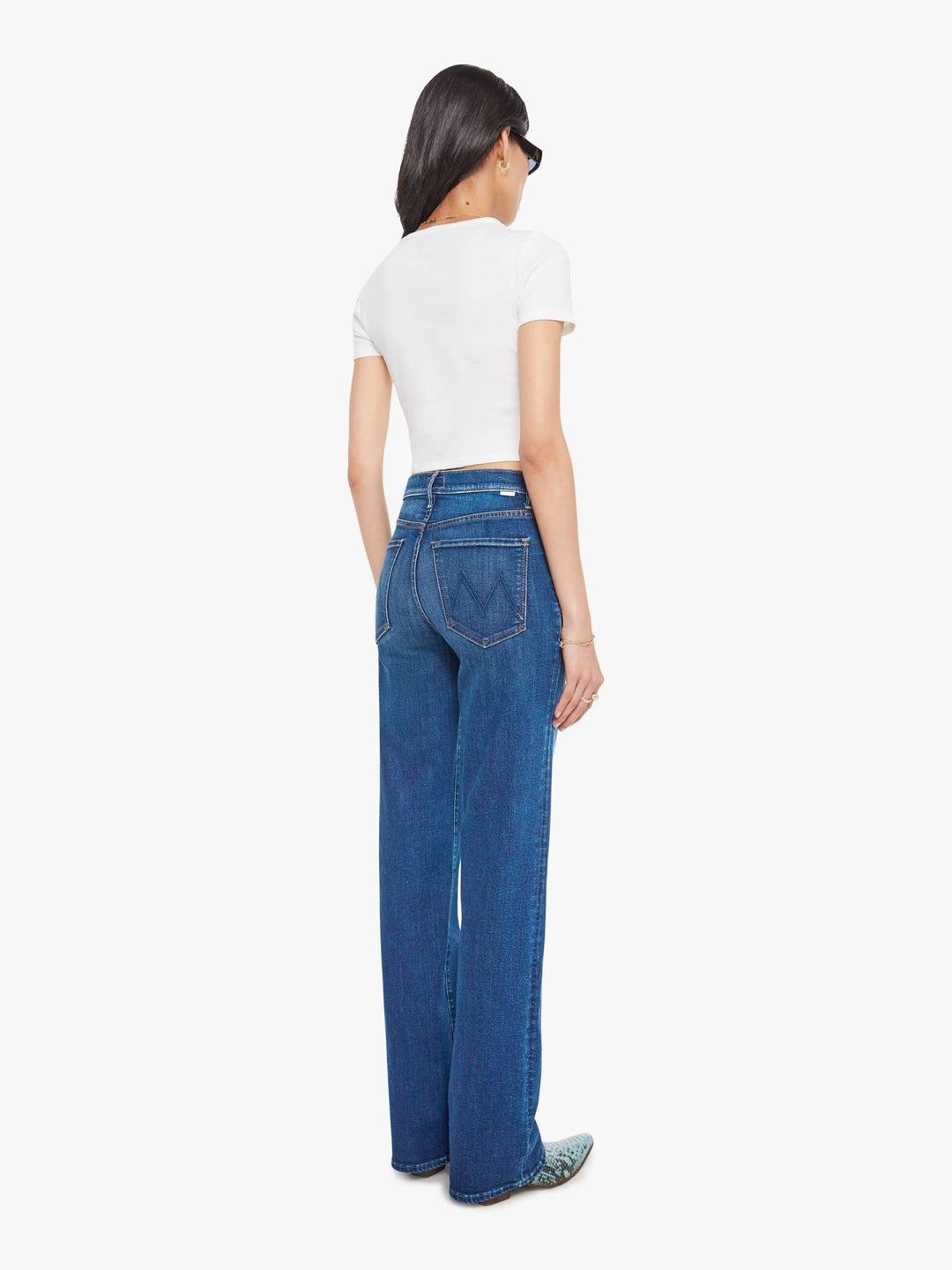 Mother - Kick It Straight leg Jean in Troublemaker - Kalifornia Jean Bar