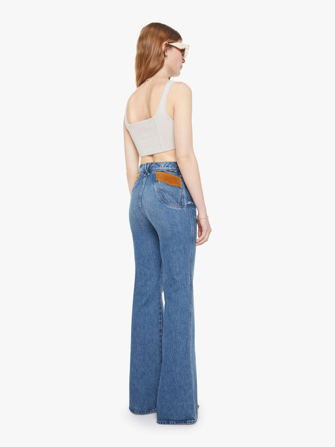 Mother - Pointy Pocket Doozy Heel in Remember When - Kalifornia Jean Bar