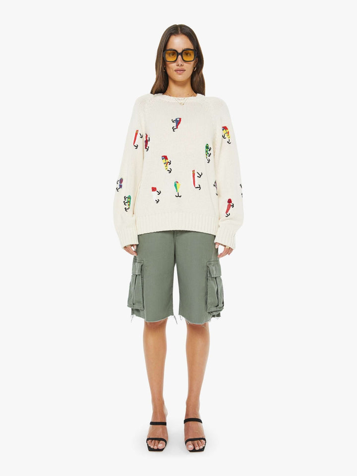 Mother - Raglan Pullover in Catch of The Day - Kalifornia Jean Bar