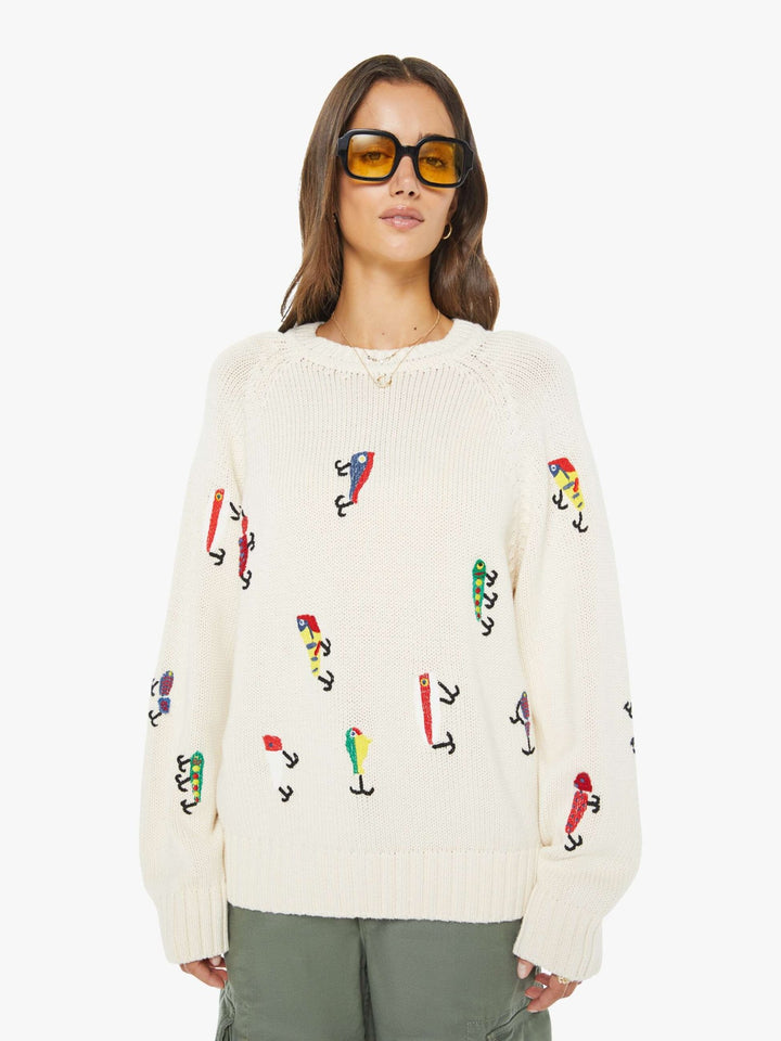 Mother - Raglan Pullover in Catch of The Day - Kalifornia Jean Bar