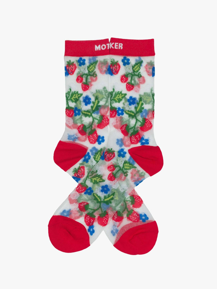 Mother - Strawberries Step Up MF Sock - Kalifornia Jean Bar