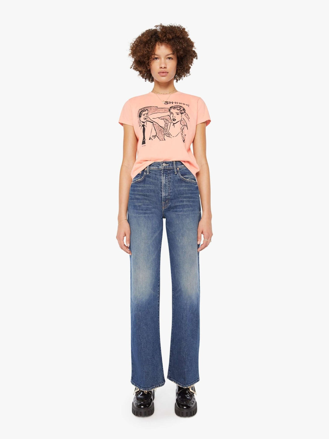 Mother - The Boxy Goodie Goodie in Shhhh - Kalifornia Jean Bar