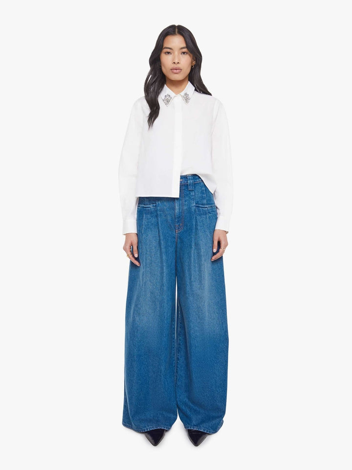 Mother - The Honor Shirt in White - Kalifornia Jean Bar