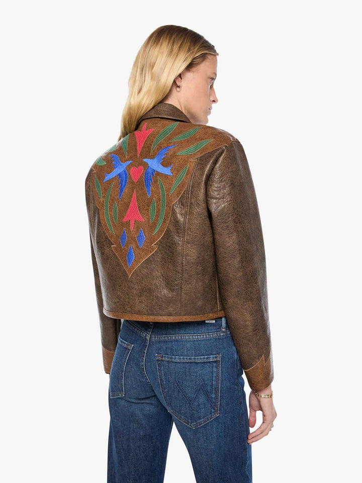 Mother - The Open Book Zip in Picante - Kalifornia Jean Bar