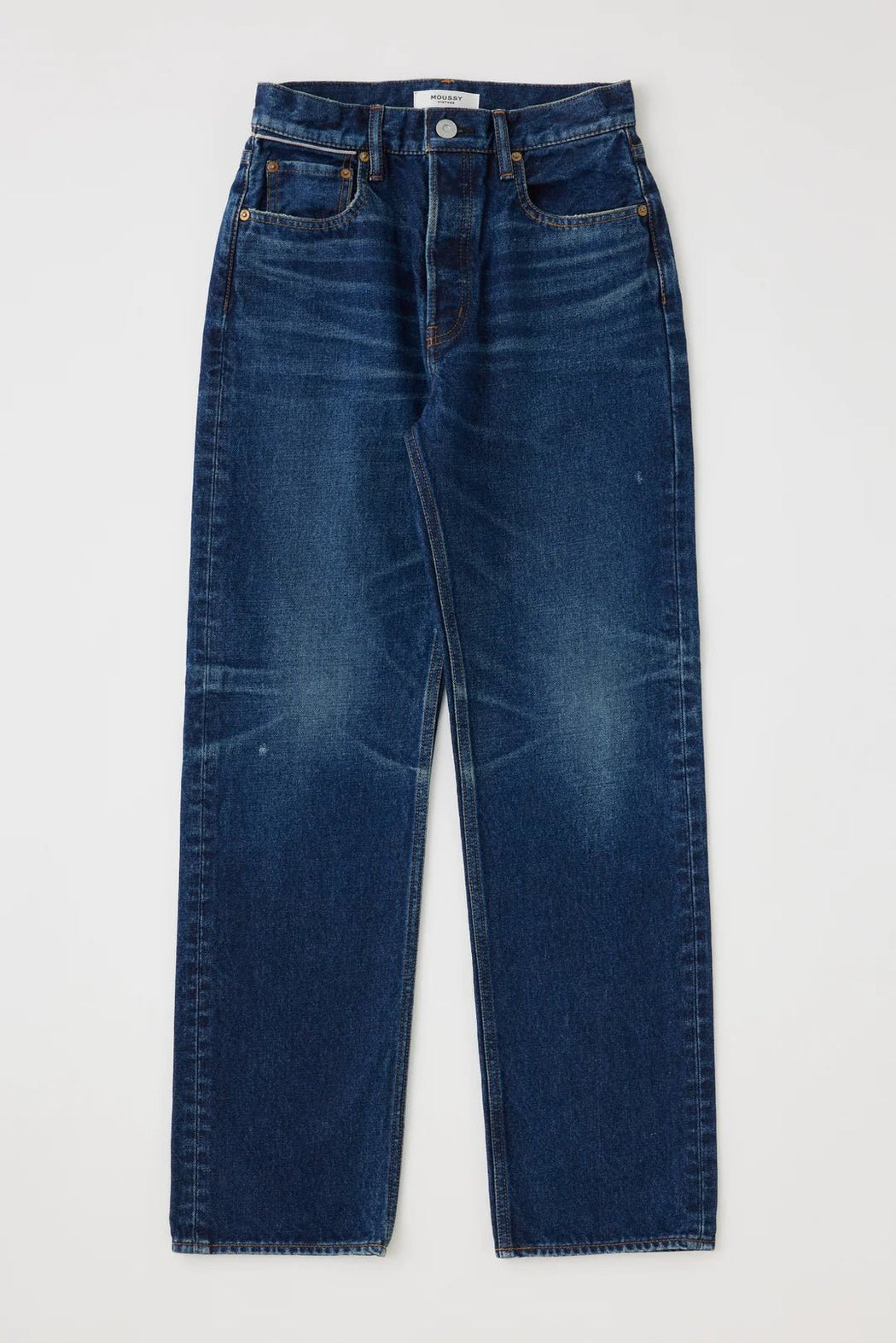 Moussy - Bartlett Wide Straight in Dark Blue - Kalifornia Jean BarMoussy - Bartlett Wide Straight in Dark Blue