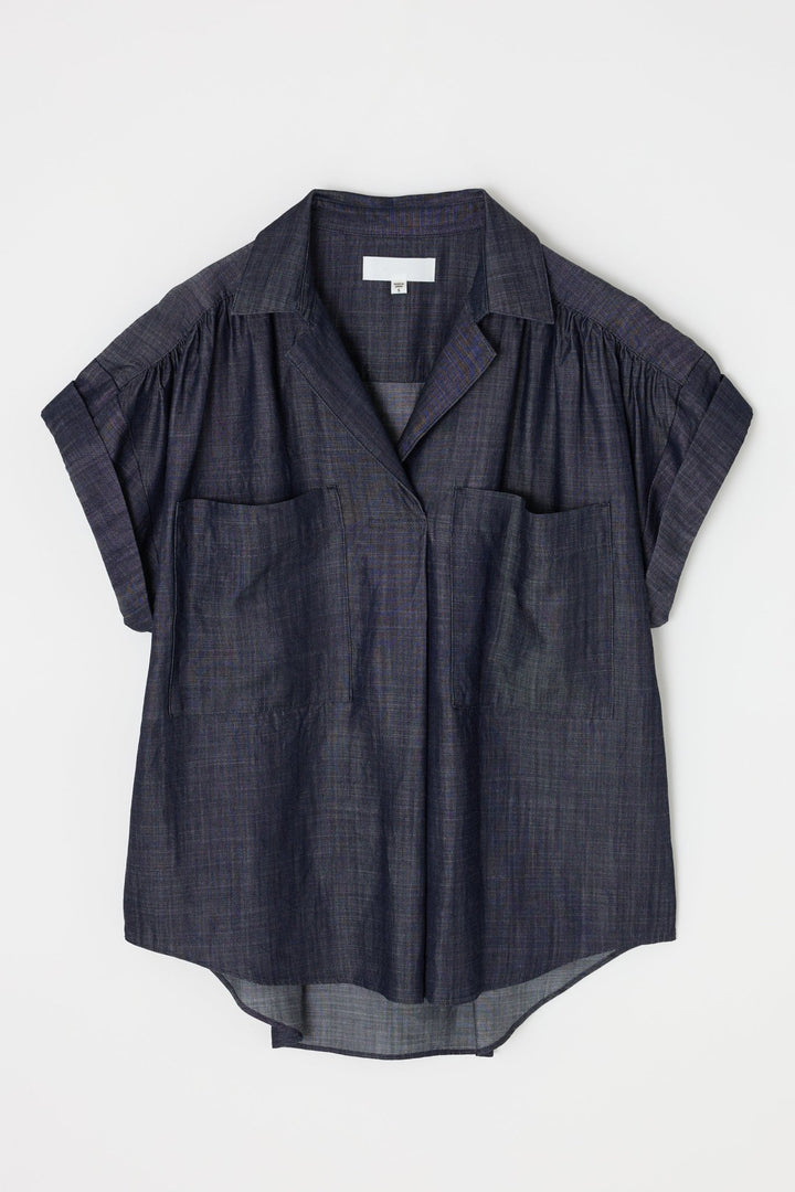 Moussy - Basic Denim Shirt Blue - Kalifornia Jean Bar