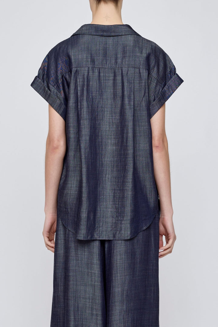Moussy - Basic Denim Shirt Blue - Kalifornia Jean Bar