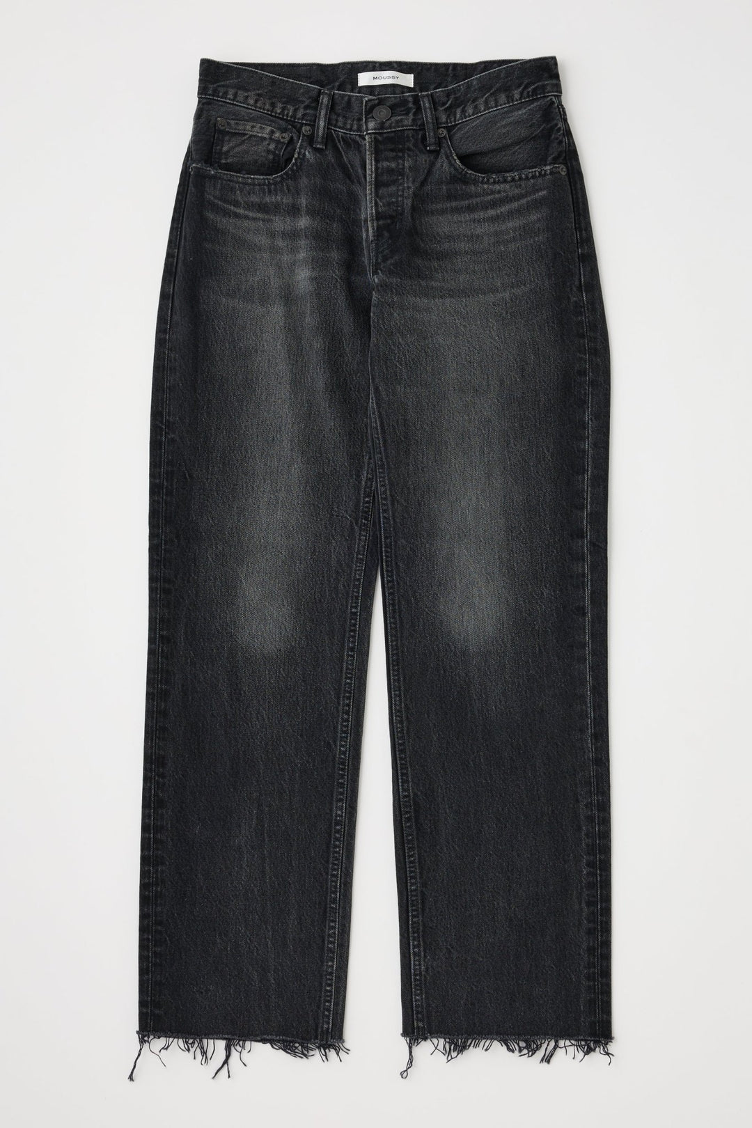 Moussy - Black Glencoe Low - Rise Straight Jean - Kalifornia Jean Bar