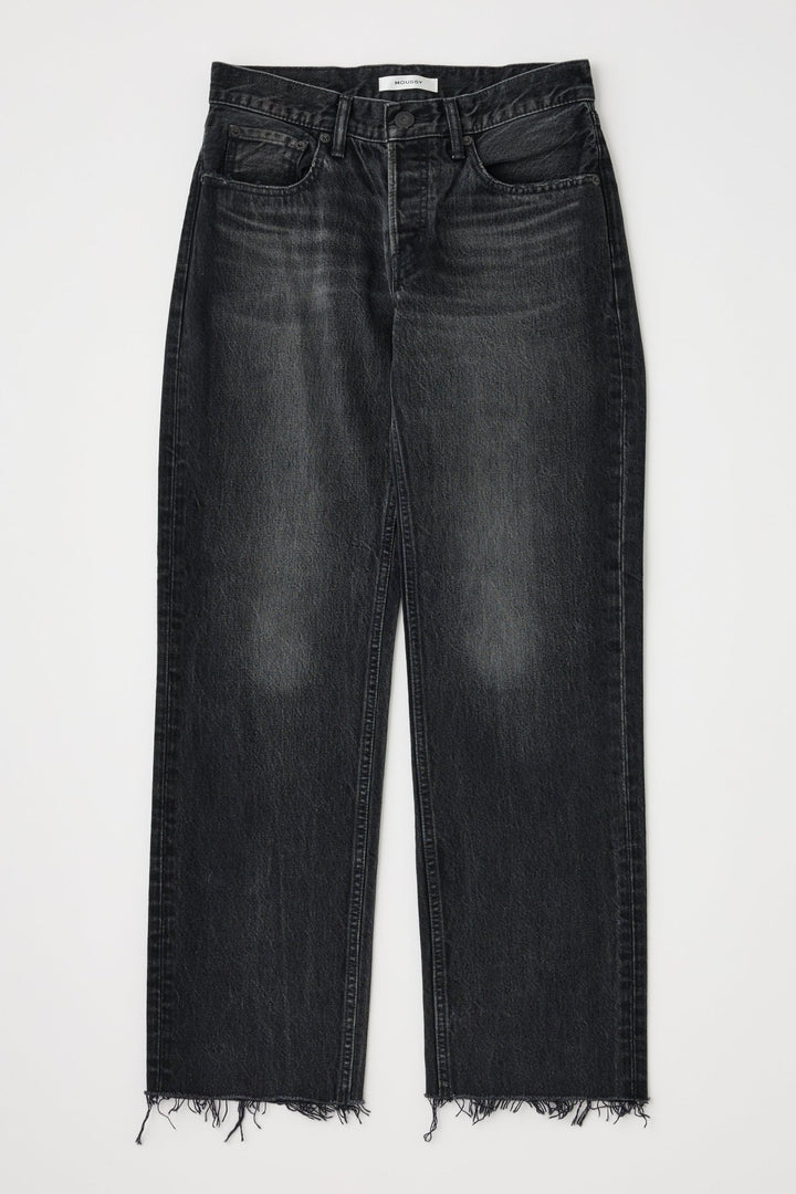 Moussy - Black Glencoe Low - Rise Straight Jean - Kalifornia Jean Bar