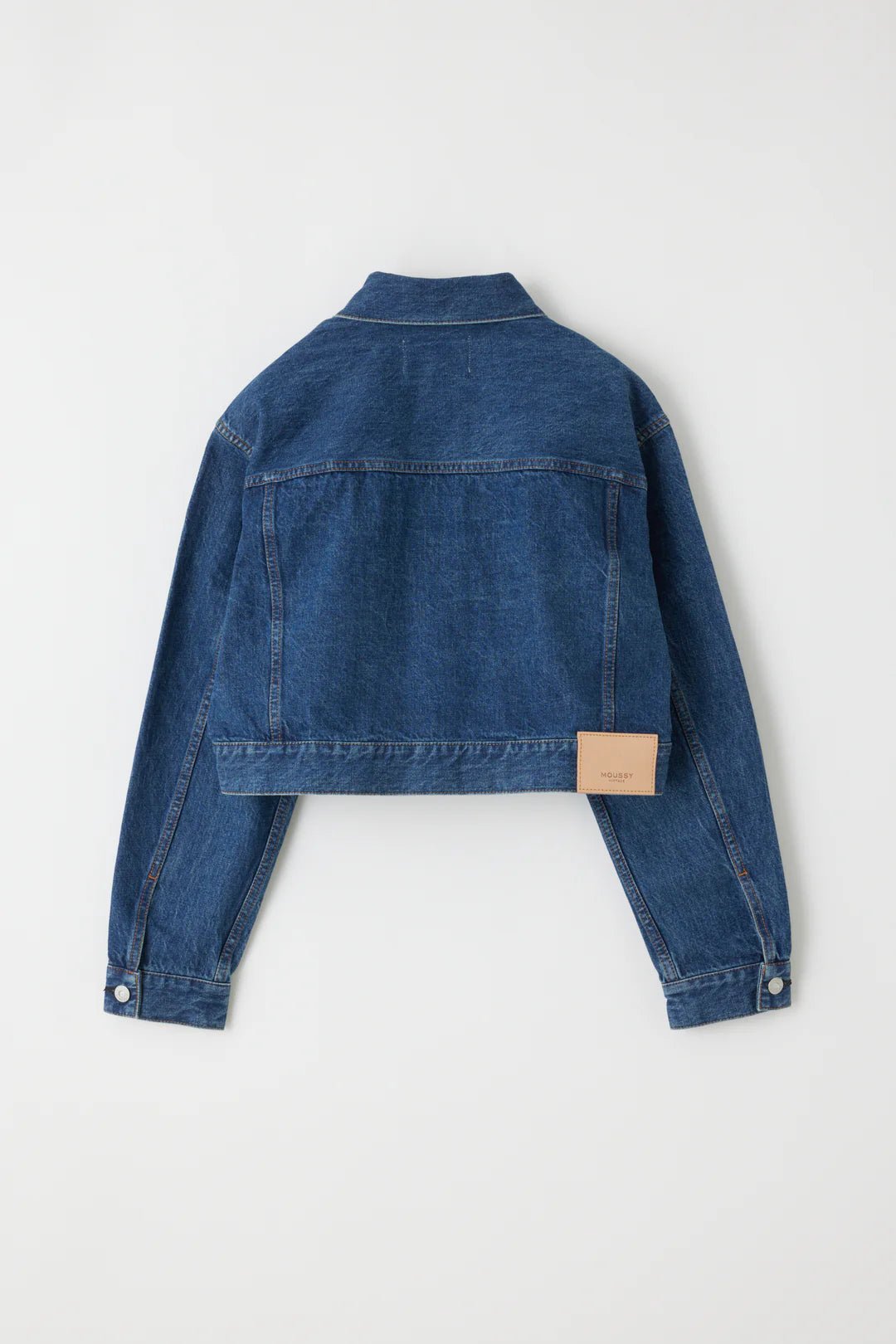 Moussy - Blue Enclave Zip Cropped Jacket - Kalifornia Jean Bar