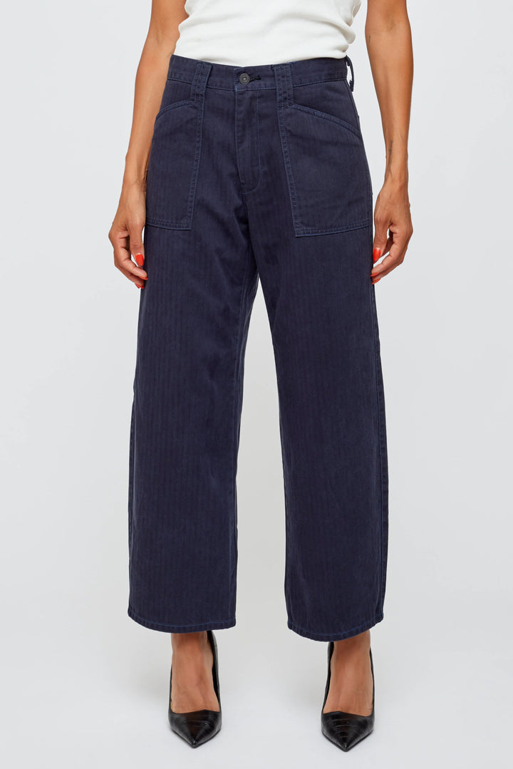 Moussy - Crotona Gusset Cargo Pants Navy - Kalifornia Jean Bar