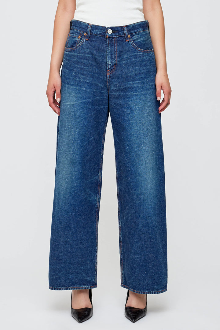 Moussy - Emporia Super Wide Jean Dark Blue - Kalifornia Jean Bar