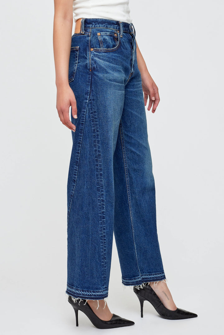 Moussy - Espanola Wide Straight Jean Blue - Kalifornia Jean Bar