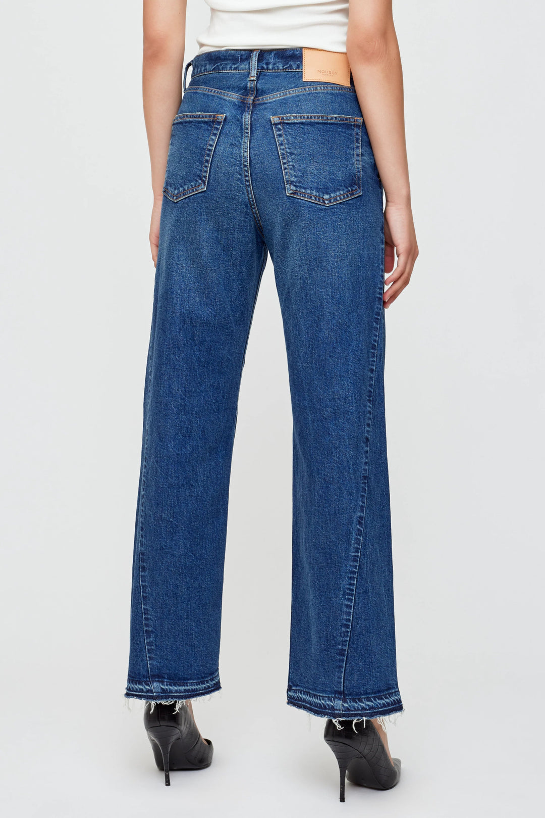 Moussy - Espanola Wide Straight Jean Blue - Kalifornia Jean Bar