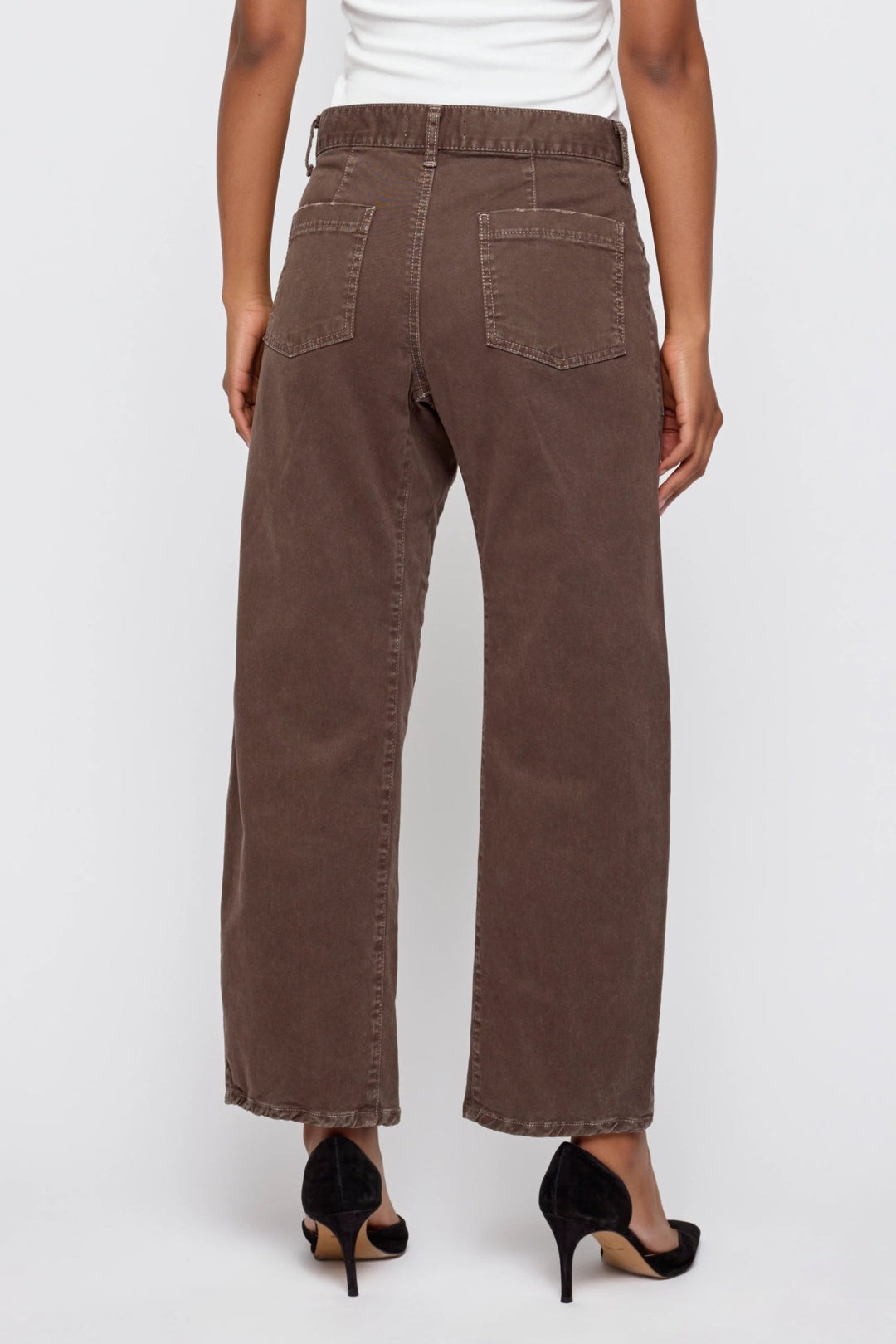 Moussy - Gusset Pomonok Cargo Pant in Brown - Kalifornia Jean Bar