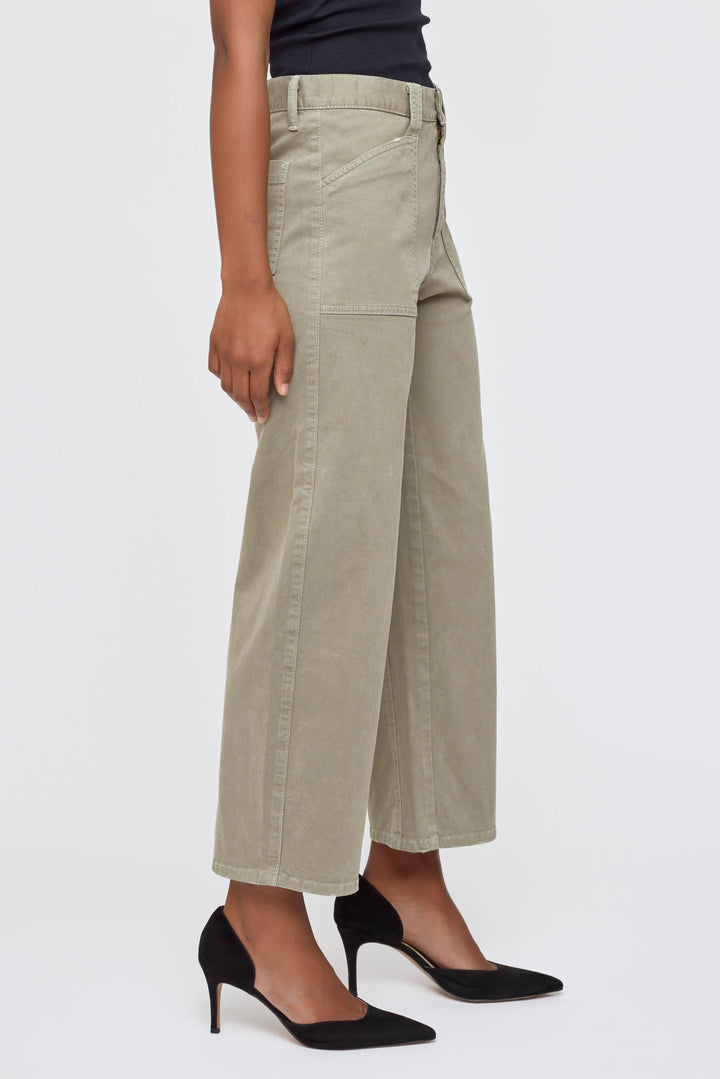 Moussy - Pomonok Gusset Cargo Khaki Pant - Kalifornia Jean Bar