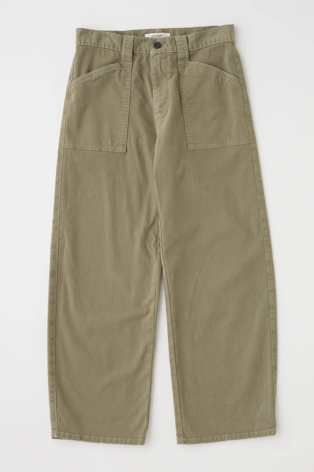 Moussy - Pomonok Gusset Cargo Khaki Pant - Kalifornia Jean Bar