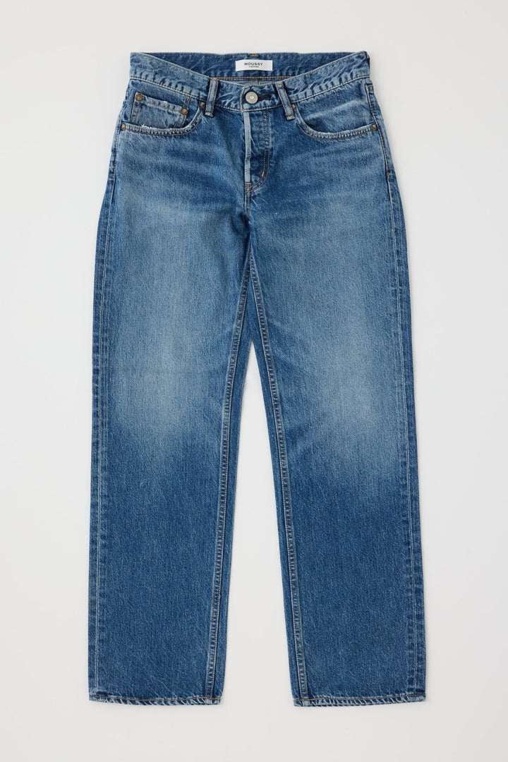 Moussy - Wheeling Straight Low Jeans in Blue - Kalifornia Jean Bar