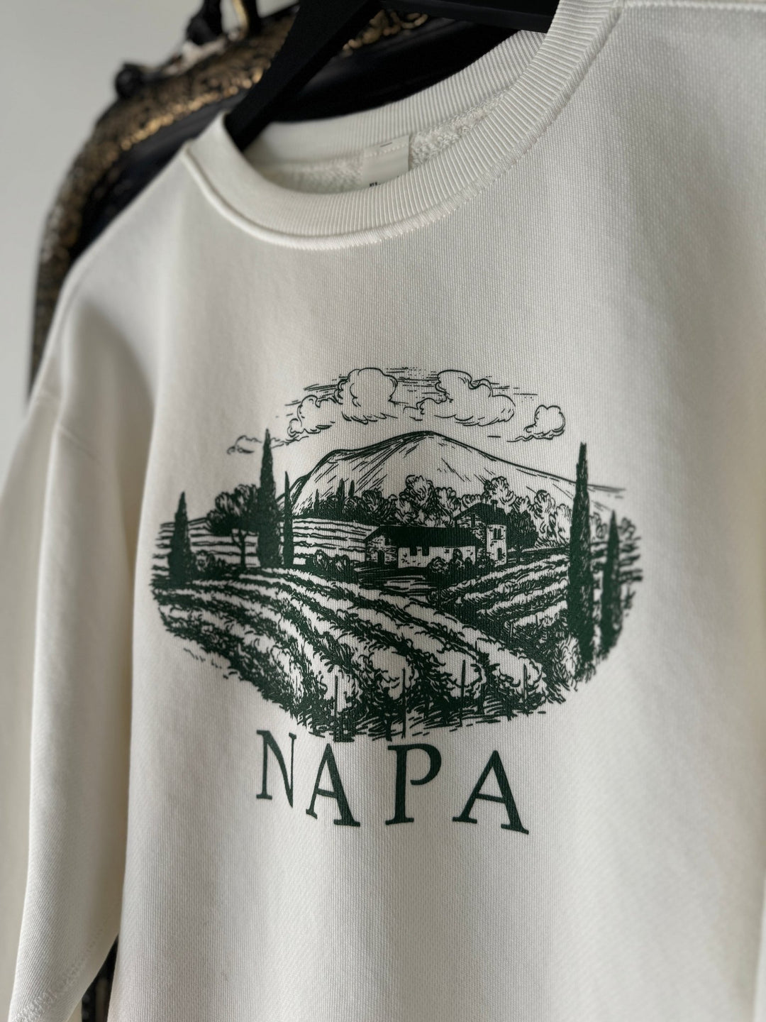 Napa Soul - Standard Green Harvest Crewneck - Kalifornia Jean Bar Napa Soul - Standard Green Harvest Crewneck Unisex Crewneck